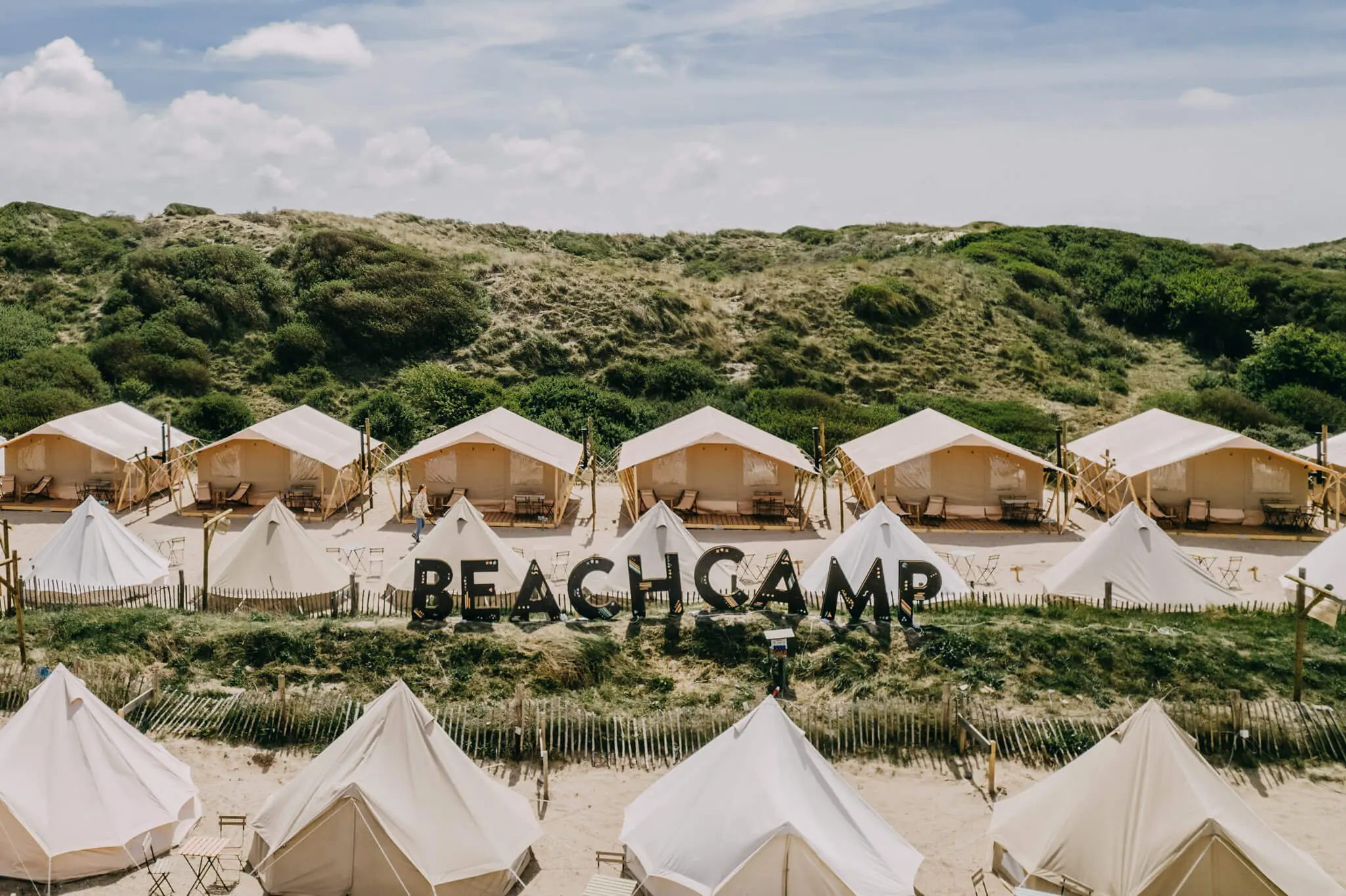 Beachcamp de lakens