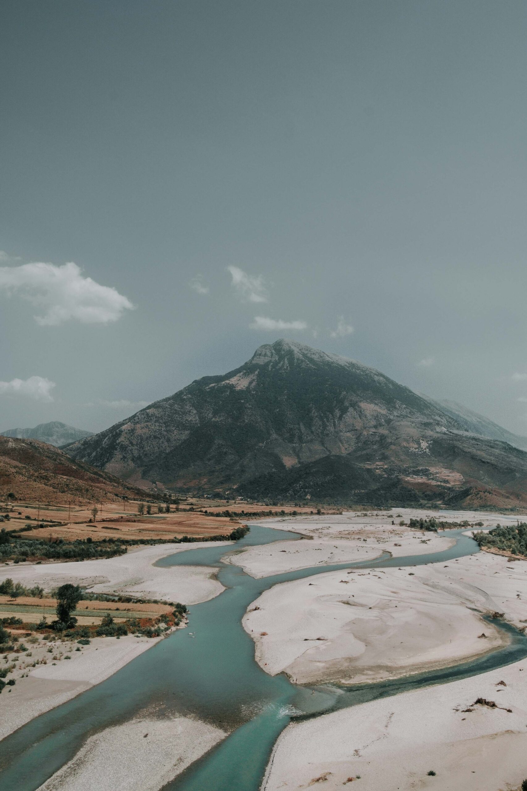 Paysage lors d'un voyage en Albanie